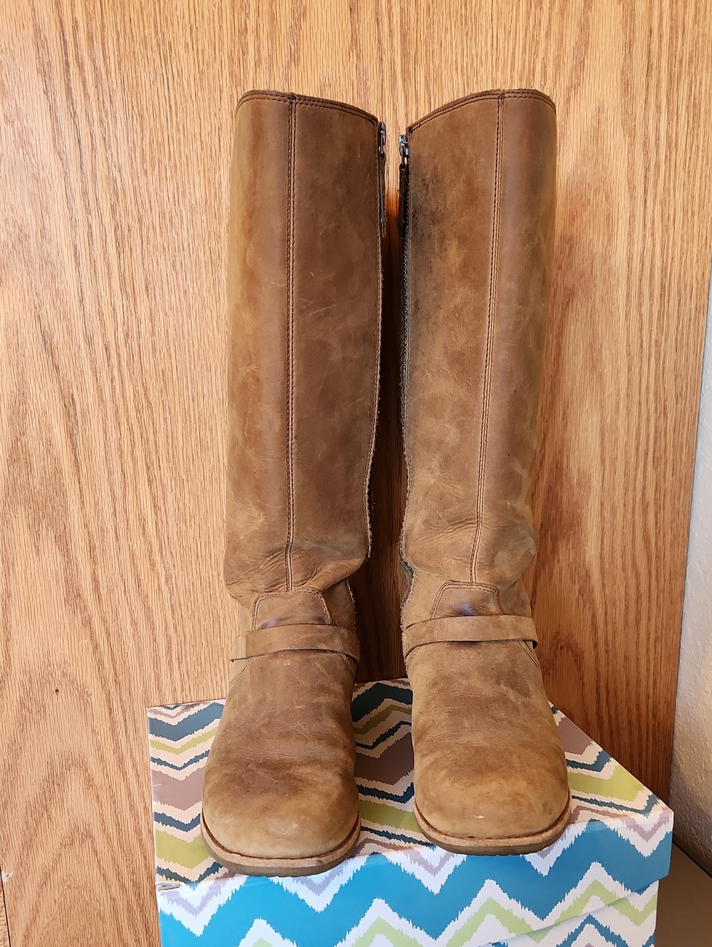 Teva Tall Brown Leather Riding Boots